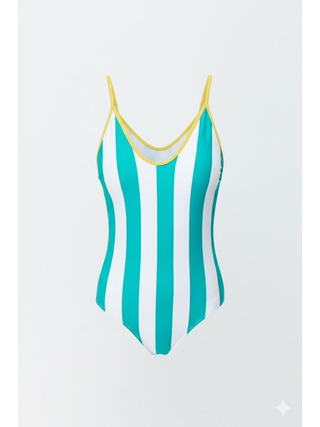 U Yaka İp Askı Mayo 7782 Yeşil