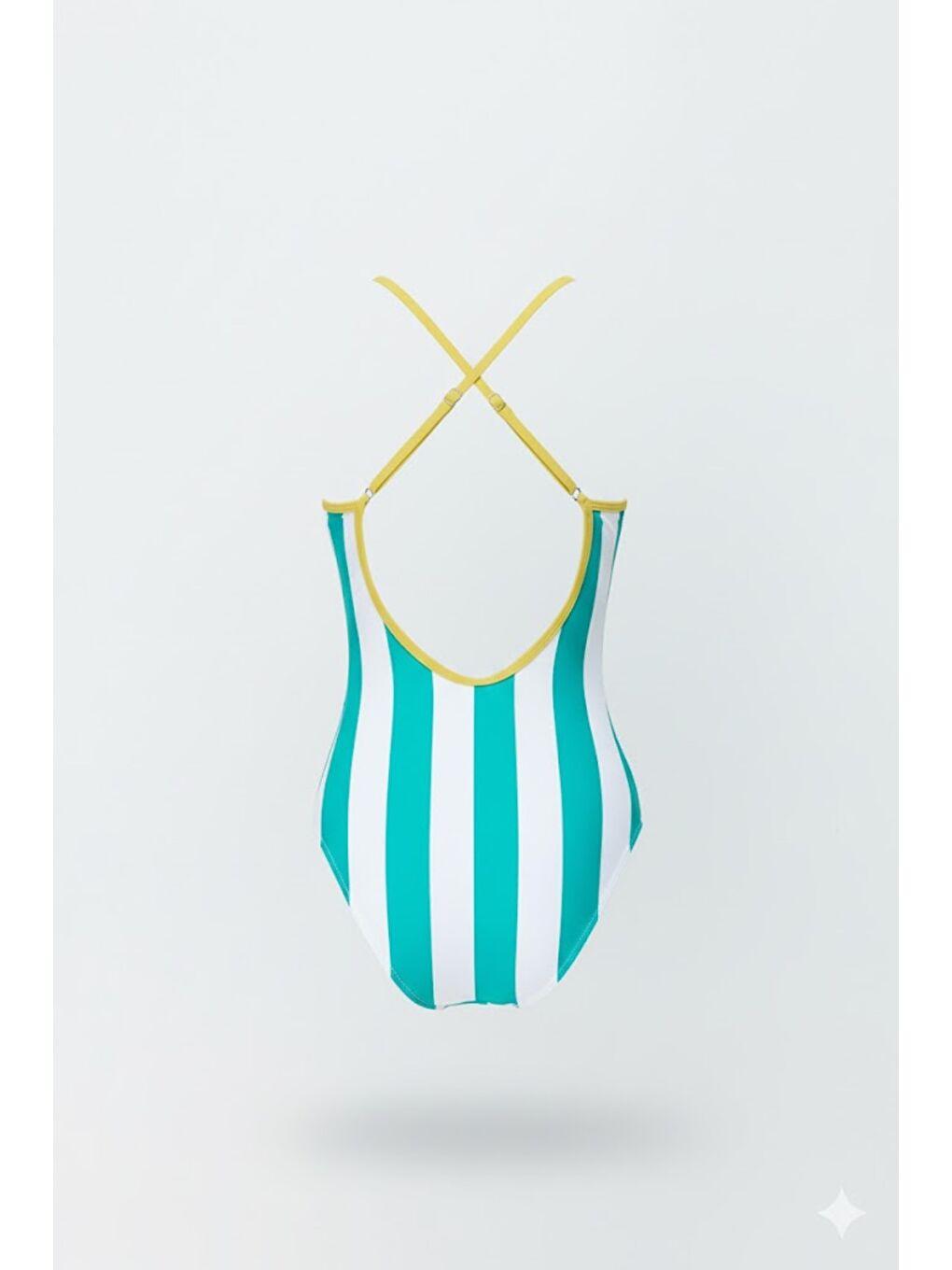 U Yaka İp Askı Mayo 7782 Yeşil-1