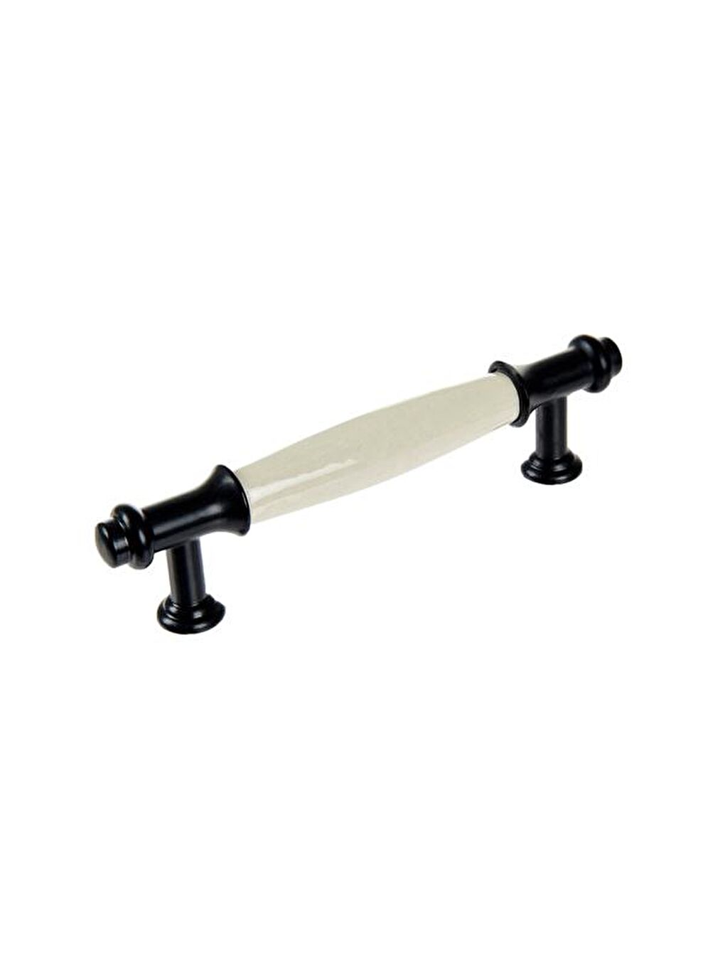 Kaş Çatlak Sırlı 96 Kulp - Beyaz / Siyah-6