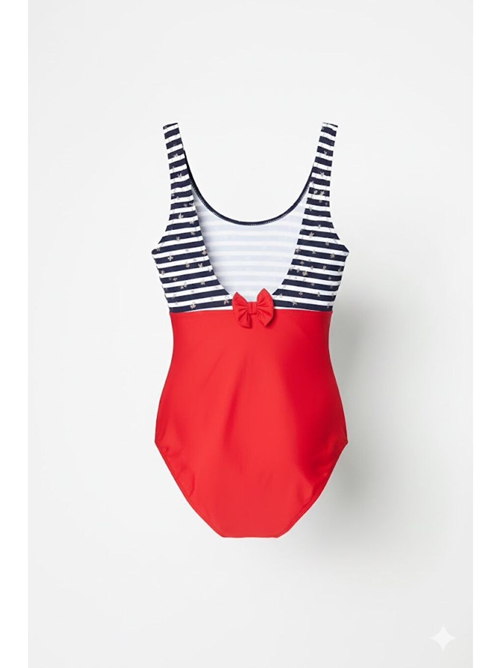 U Yaka Mayo 7700 Lacivert/Kırmızı-2