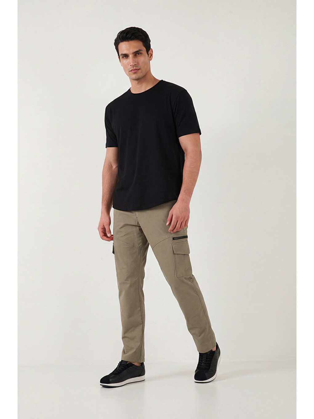 Bej Regular Fit Normal Bel Cep Detaylı Trekking Ve Kurye Pantolon 693150-3