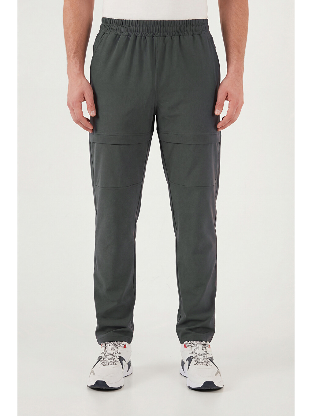 Gri Regular Fit Normal Bel Düz Paça Pantolon 693705-3