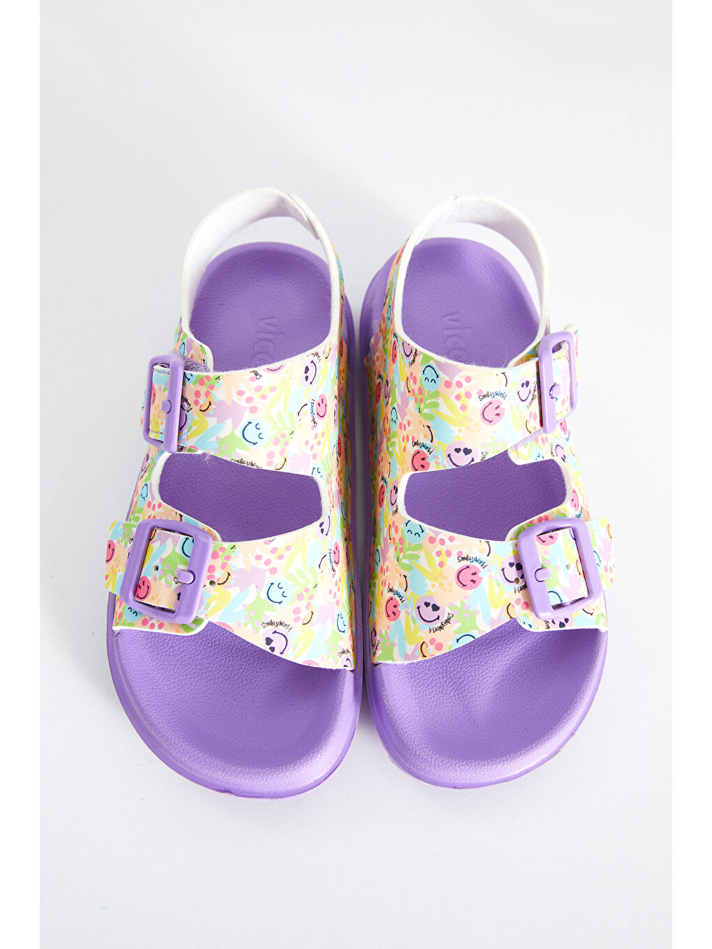 Miyu II Baskılı Kız Çocuk Lila Sandalet-1
