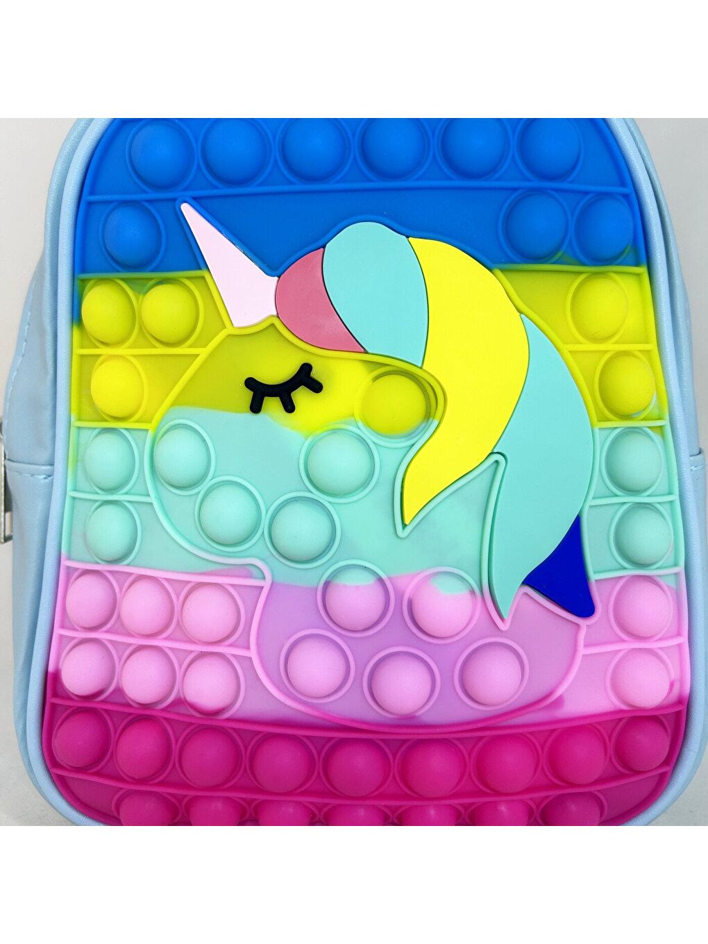 Karışık Pop It Silikon  Sırt Çantası-1