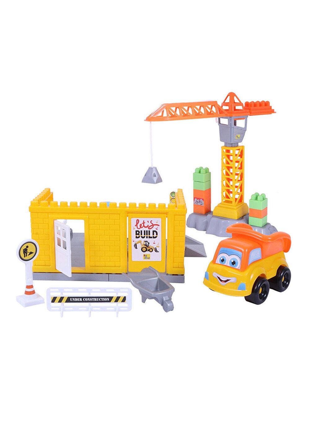 Ogi Mogi Toys Karışık İnşaat Bloklar ve Vinç 44 Parça - 1