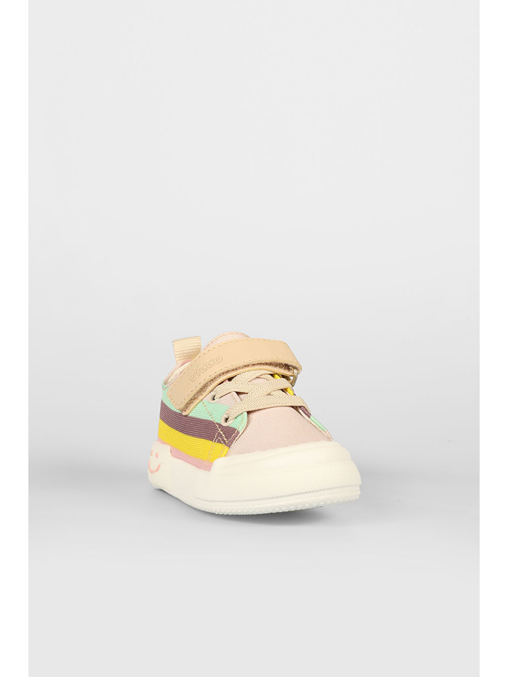 Elf Işıklı Kız Çocuk  Okul Öncesi Bej Spor Ayakkabı-2