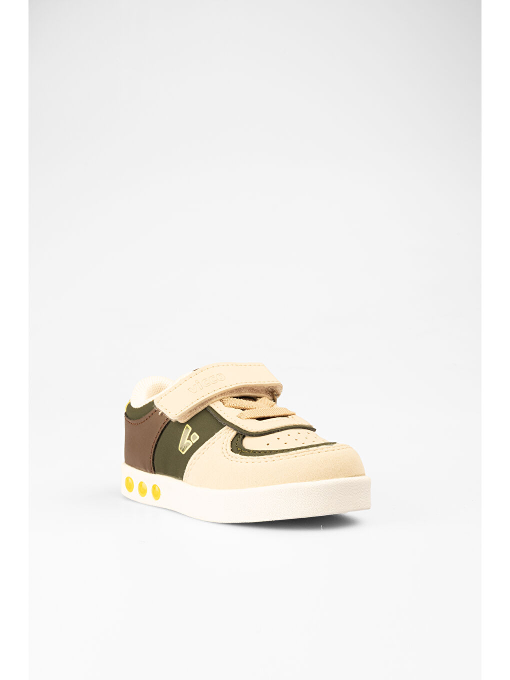 Sam Işıklı Erkek Çocuk Okul Öncesi Haki Sneaker-4