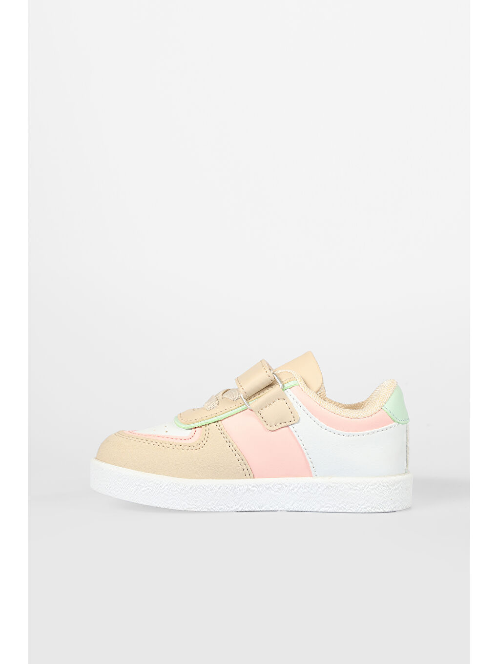 Pembe Sam Işıklı Kız Çocuk Pudra Sneaker-1