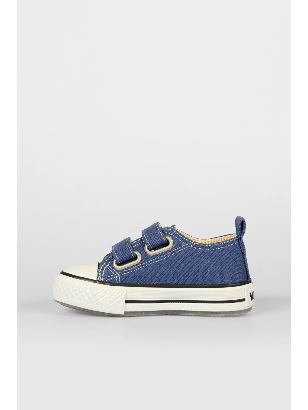 Mavi Pino Işıklı Unisex Bebek Jean Spor Ayakkabı-1