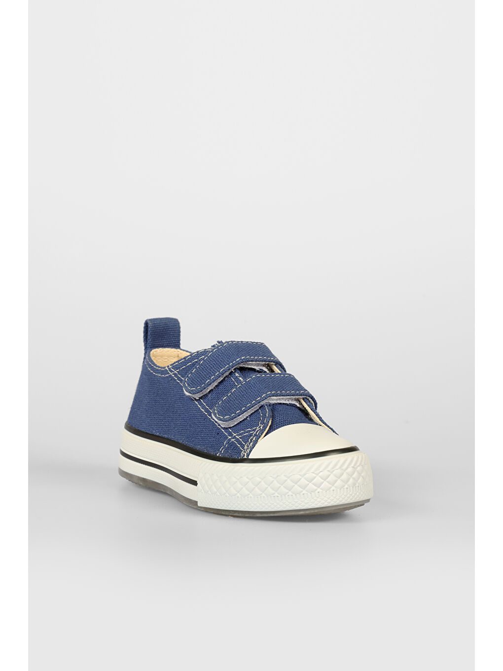 Mavi Pino Işıklı Unisex Bebek Jean Spor Ayakkabı-2