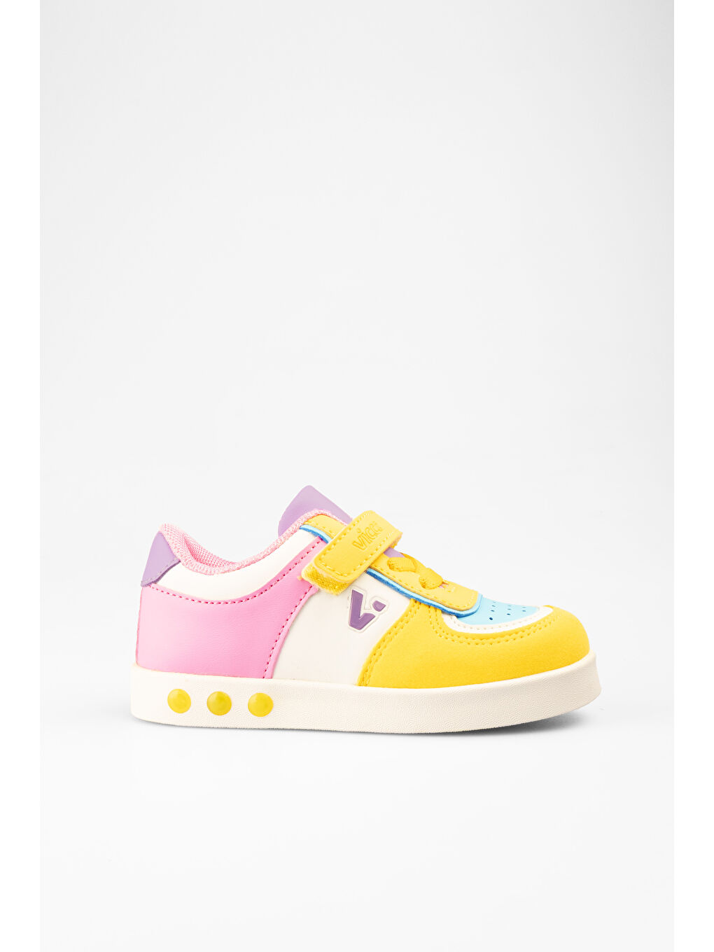 Sam Işıklı Kız Bebek Sarı Sneaker