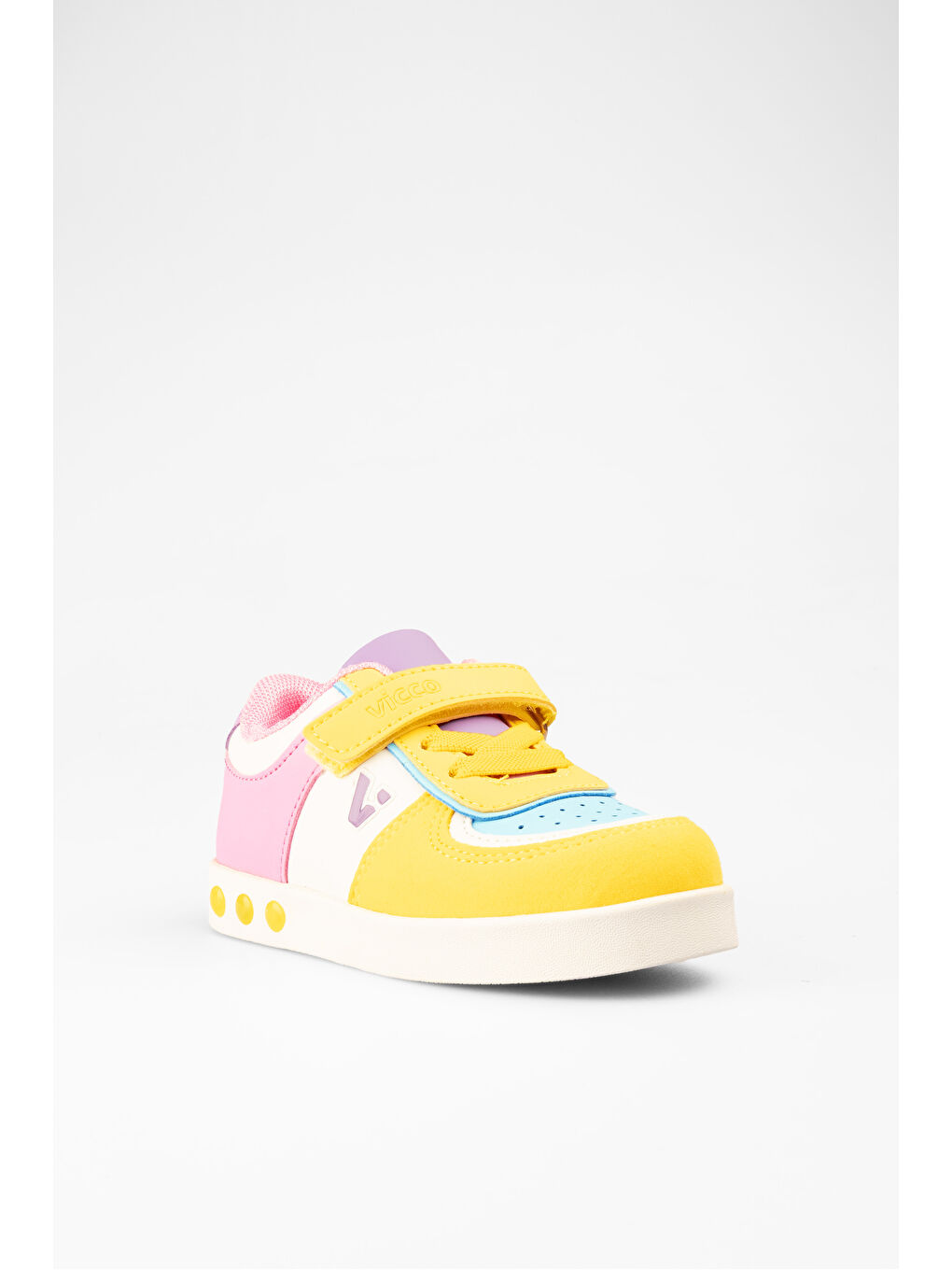 Sam Işıklı Kız Bebek Sarı Sneaker-4