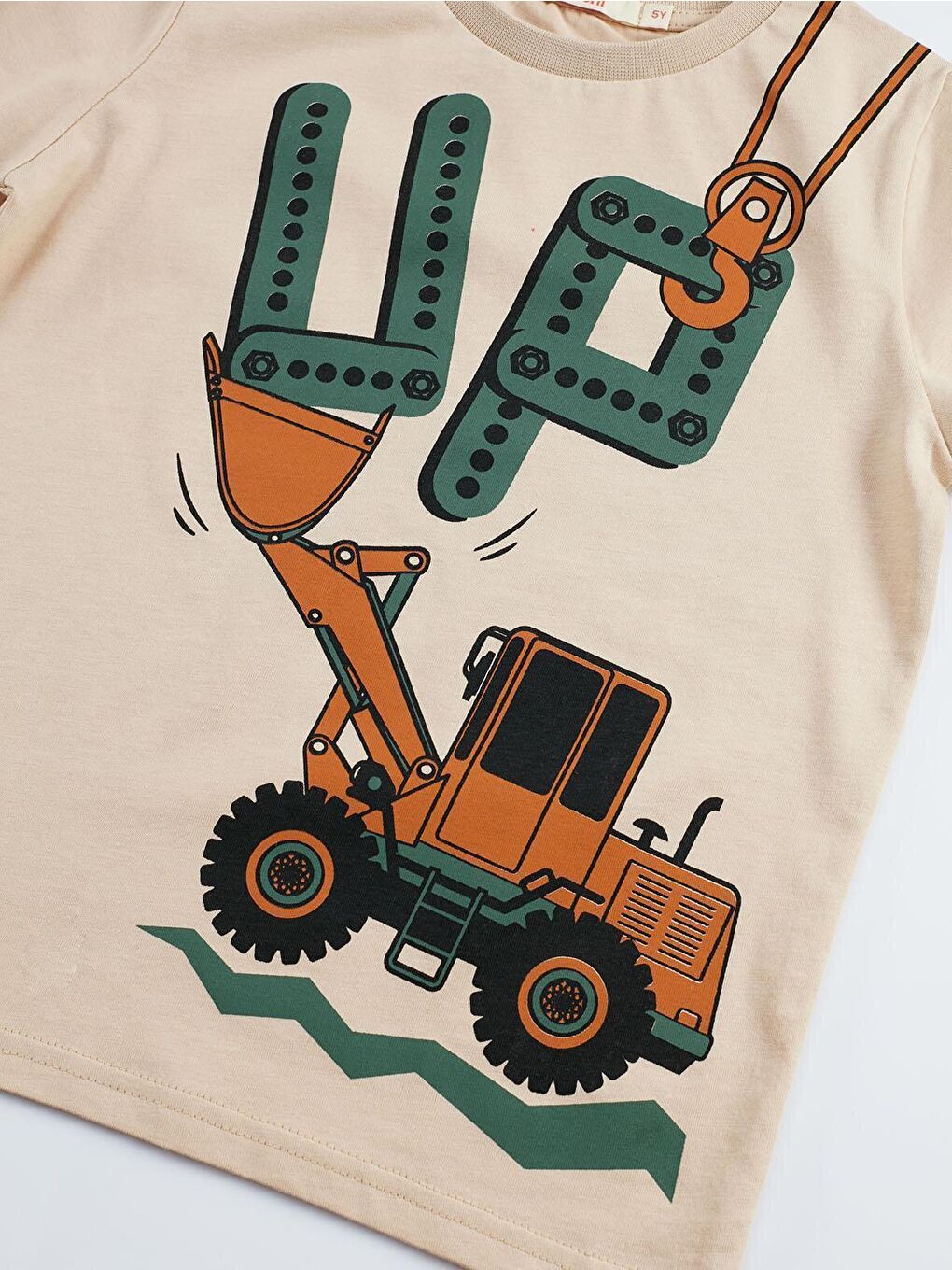 MSHB&G Karışık Up Dozer Erkek Çocuk T-shirt Pantolon Takım - 4