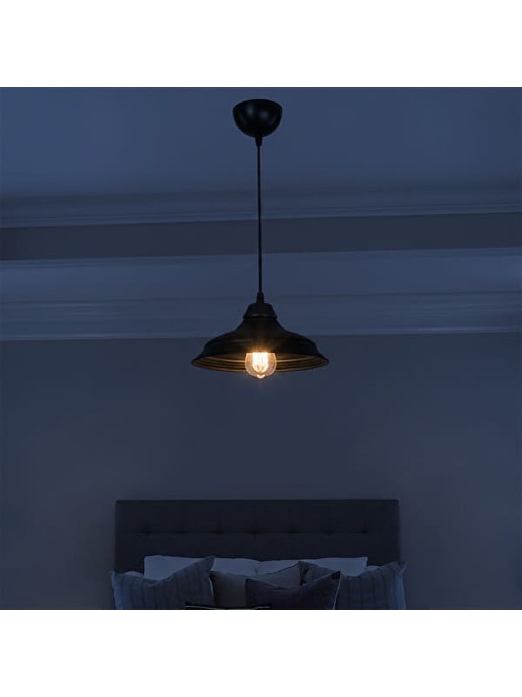 Lama Metal Sarkıt - Siyah-5