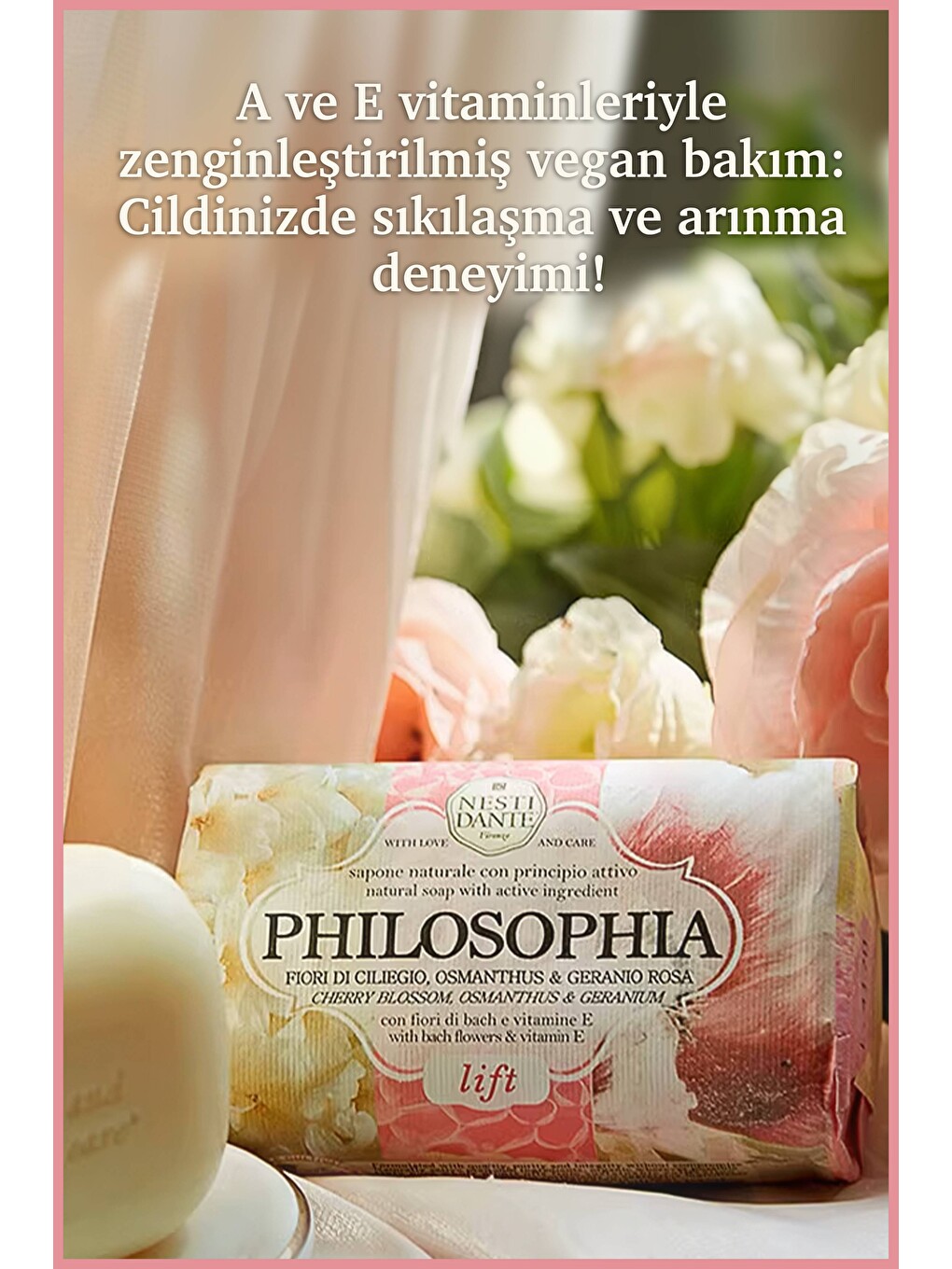 Philosophia Prebiotic Katı Sabun 250 gr |Beyaz Kil ,Omega 3 |Besleyici ve Nemlendirici| Banyo Sabunu-4