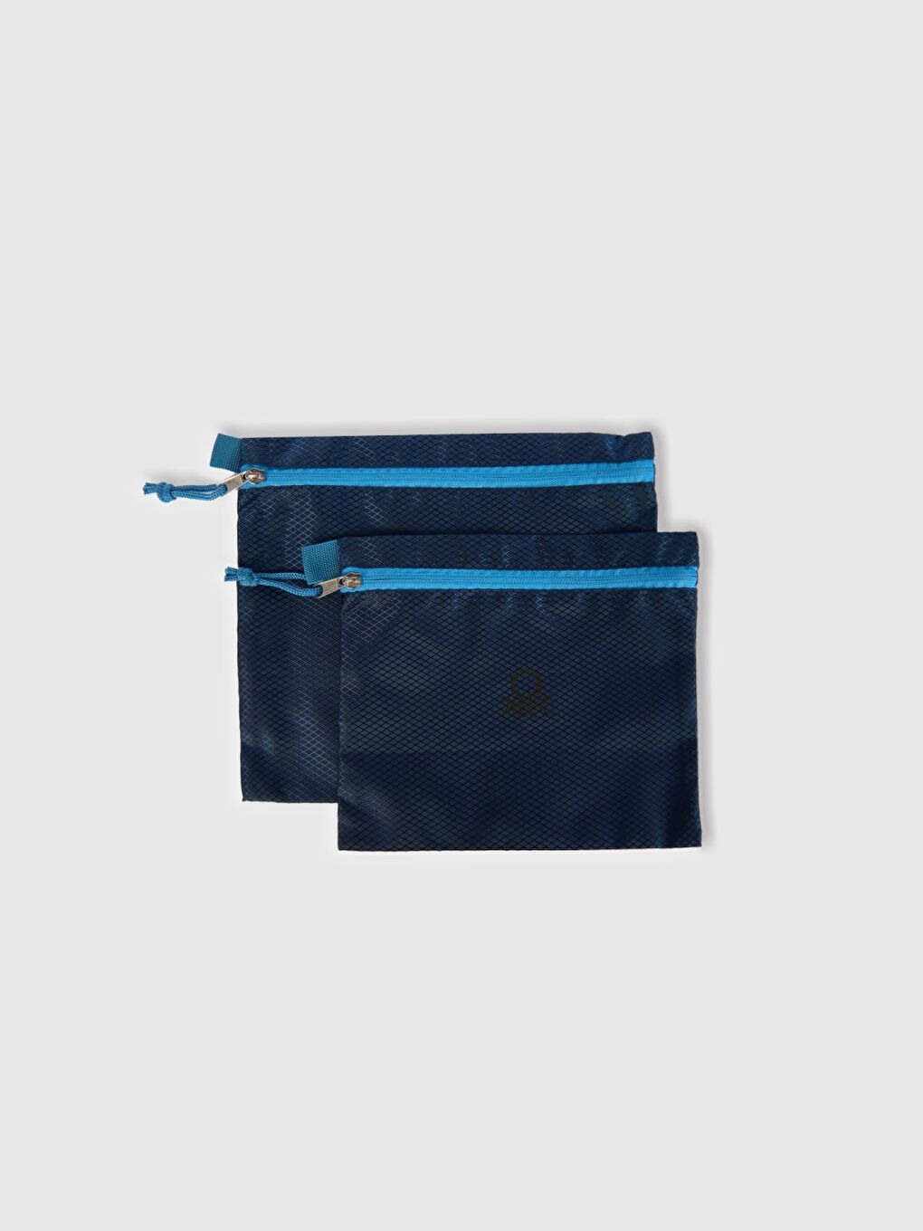 Unisex Lacivert Fermuarlı Mini Cüzdan