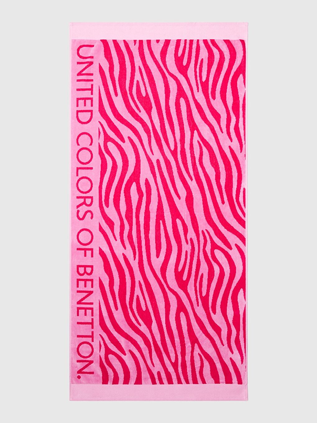 Erkek Çocuk Pembe Desenli Yazılı Deniz Havlusu