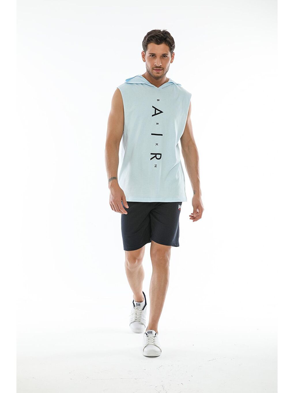 Süperlife Lacivert Regular Fit Nakışlı Brooklyn Erkek Şort SPR21Y57