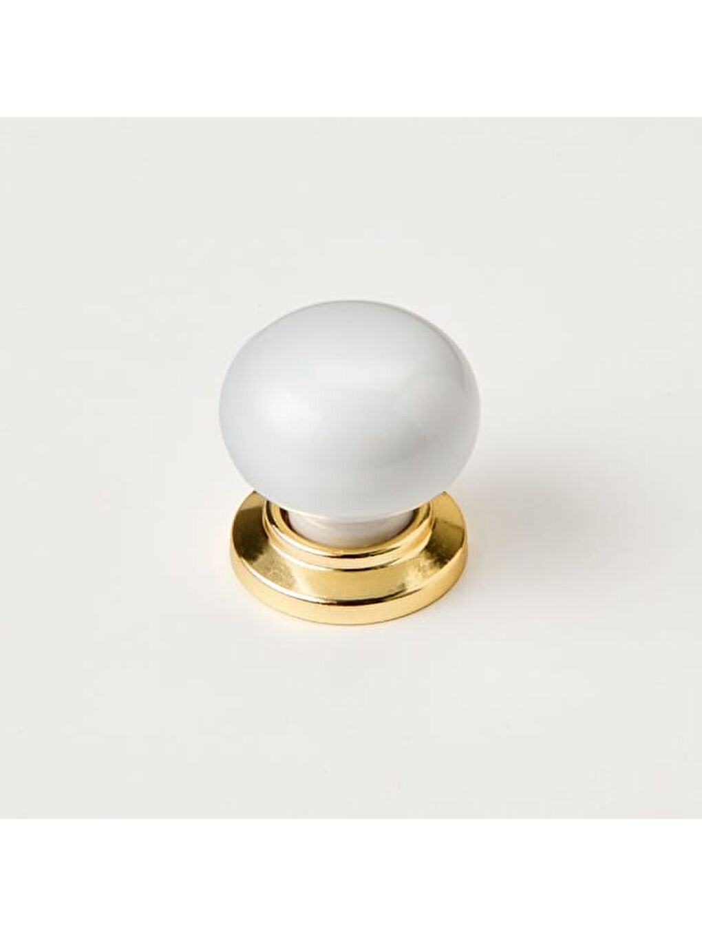 Yıldız Düğme Kulp - Beyaz / Altın-9