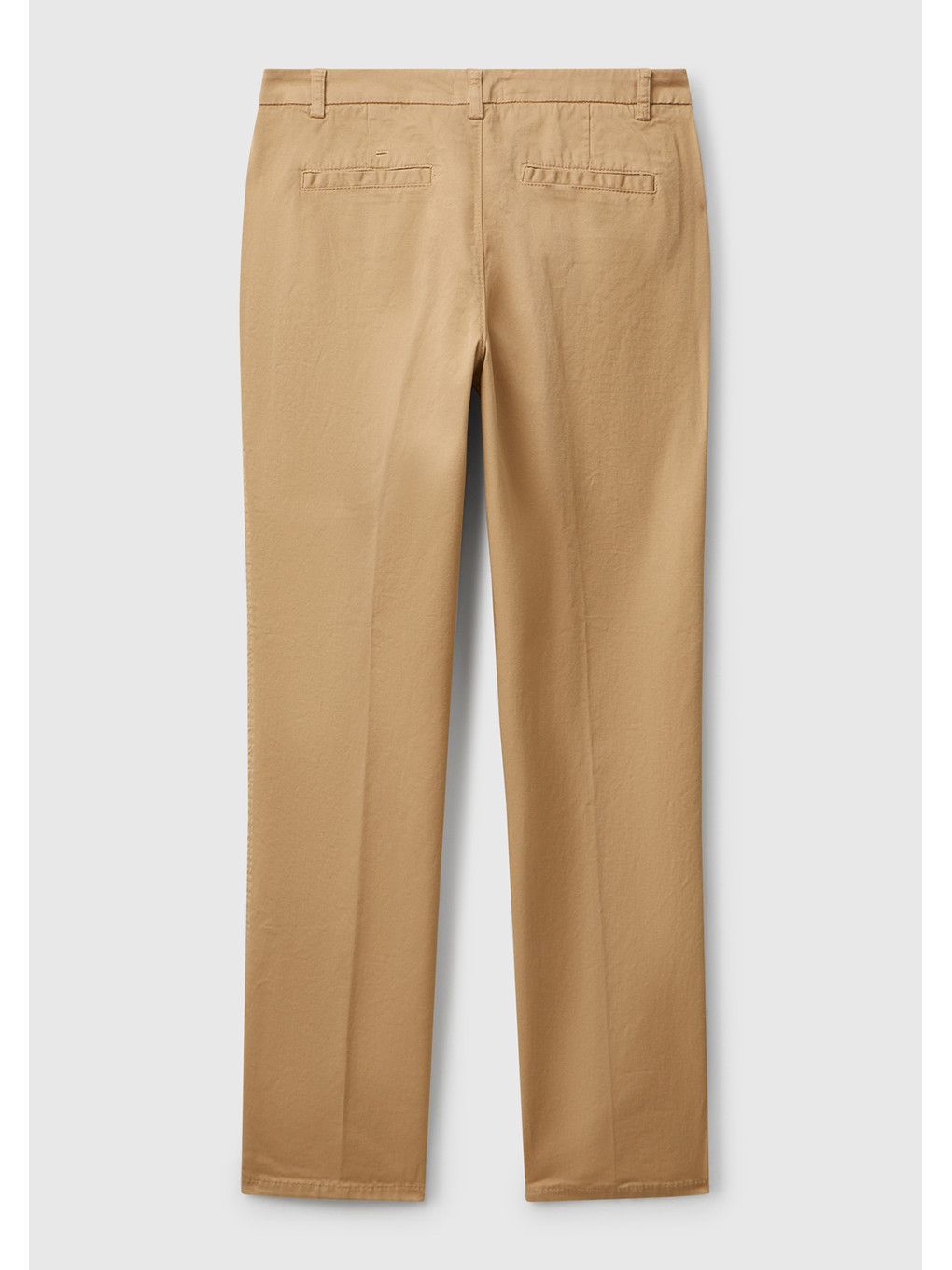 Kadın Bej Elastanlı Basic Chino Pantolon-3