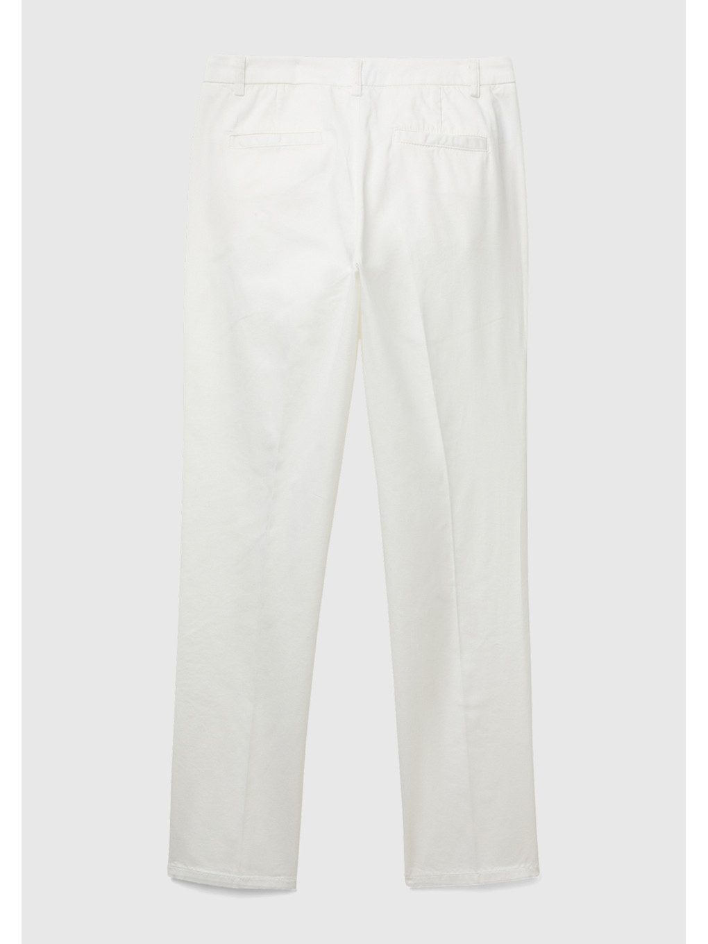 Kadın Beyaz Elastanlı Basic Chino Pantolon-3