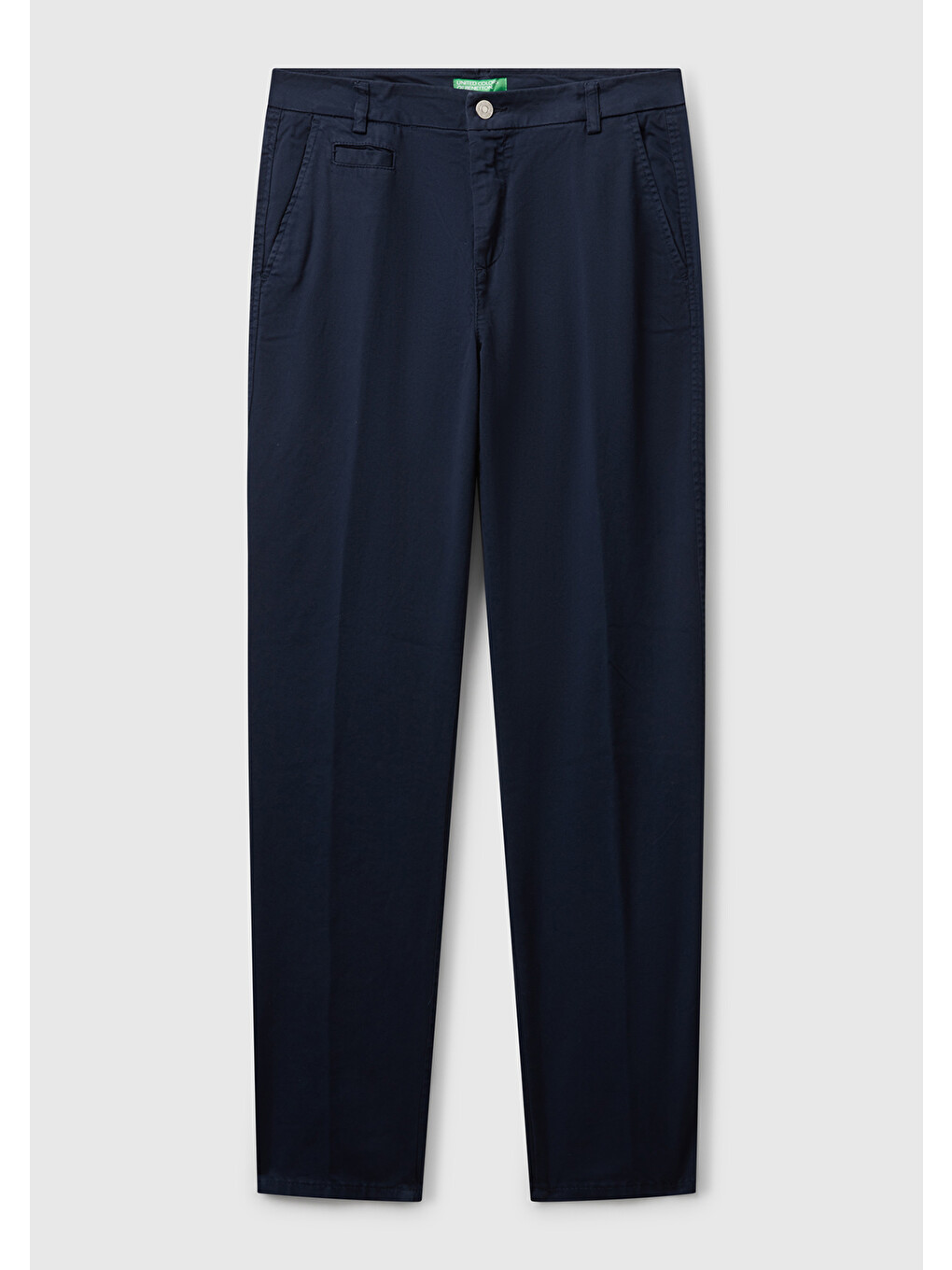 Kadın Lacivert Elastanlı Basic Chino Pantolon-1