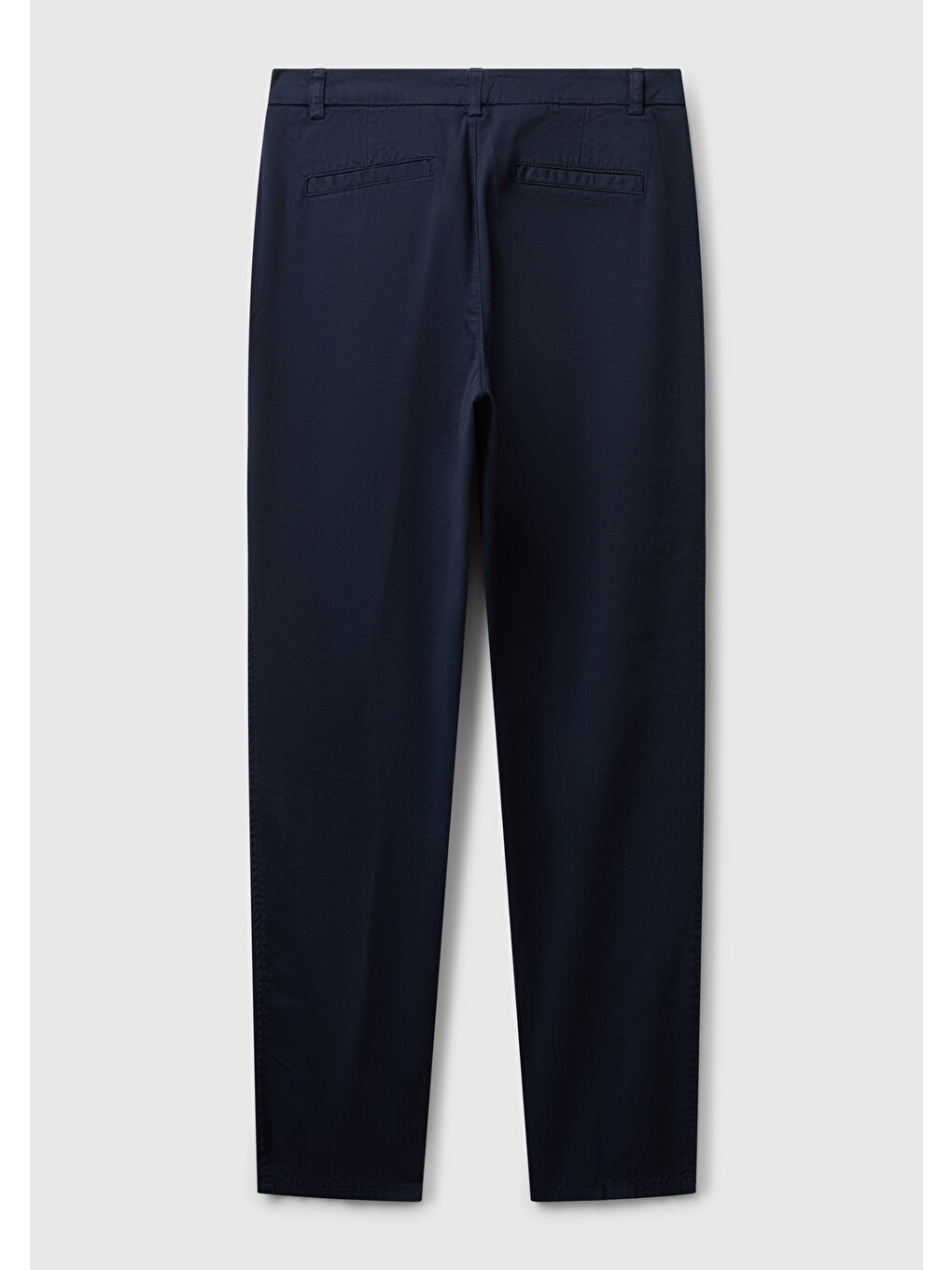 Kadın Lacivert Elastanlı Basic Chino Pantolon-3
