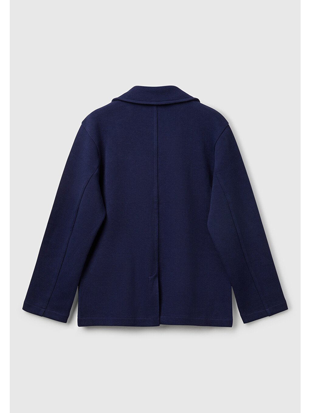 Erkek Çocuk Lacivert Logo İşlemeli Yama Cepli Blazer Ceket-1