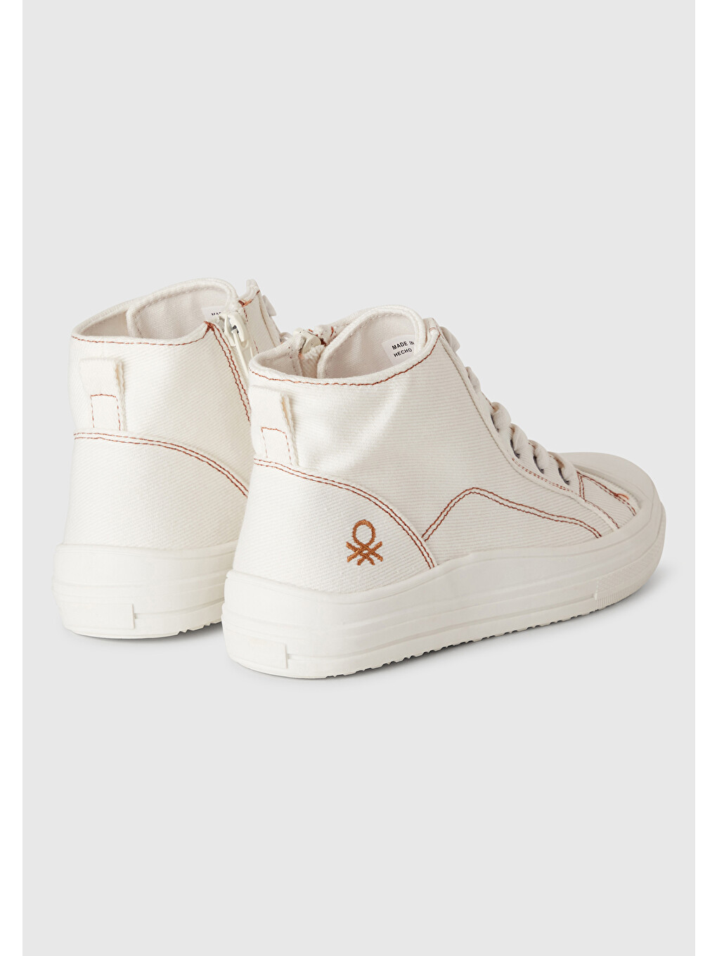 Erkek Çocuk Beyaz Logo Detaylı Sneaker-1