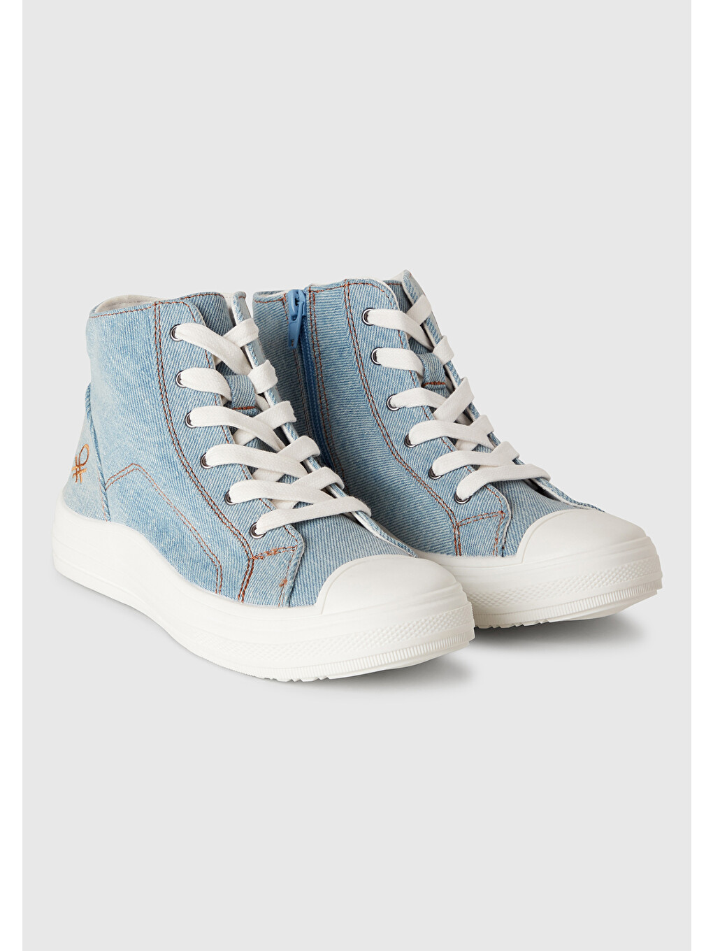 Mavi Erkek Çocuk Denim Logo Detaylı Sneaker-2