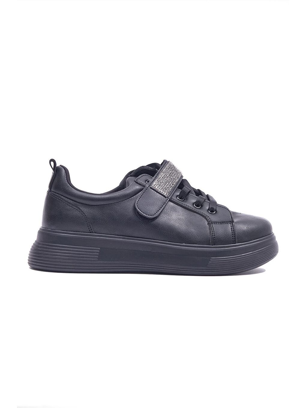 Siyah 332073 Günlük Rahat Ve Konforlu Sneaker Spor Ayakkabı Kadın