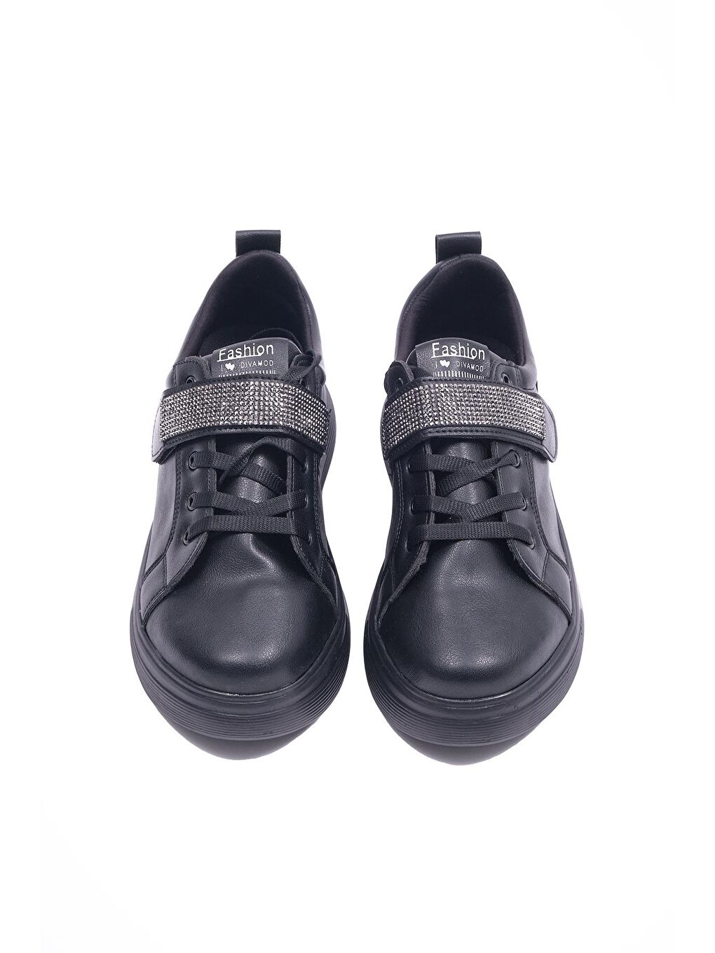 Siyah 332073 Günlük Rahat Ve Konforlu Sneaker Spor Ayakkabı Kadın-2