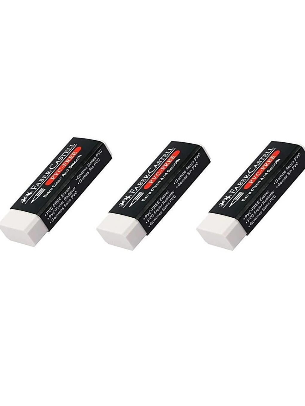 Büyük Boy Pvc Free  Beyaz Silgi No:20 ( 3 Adet )-1