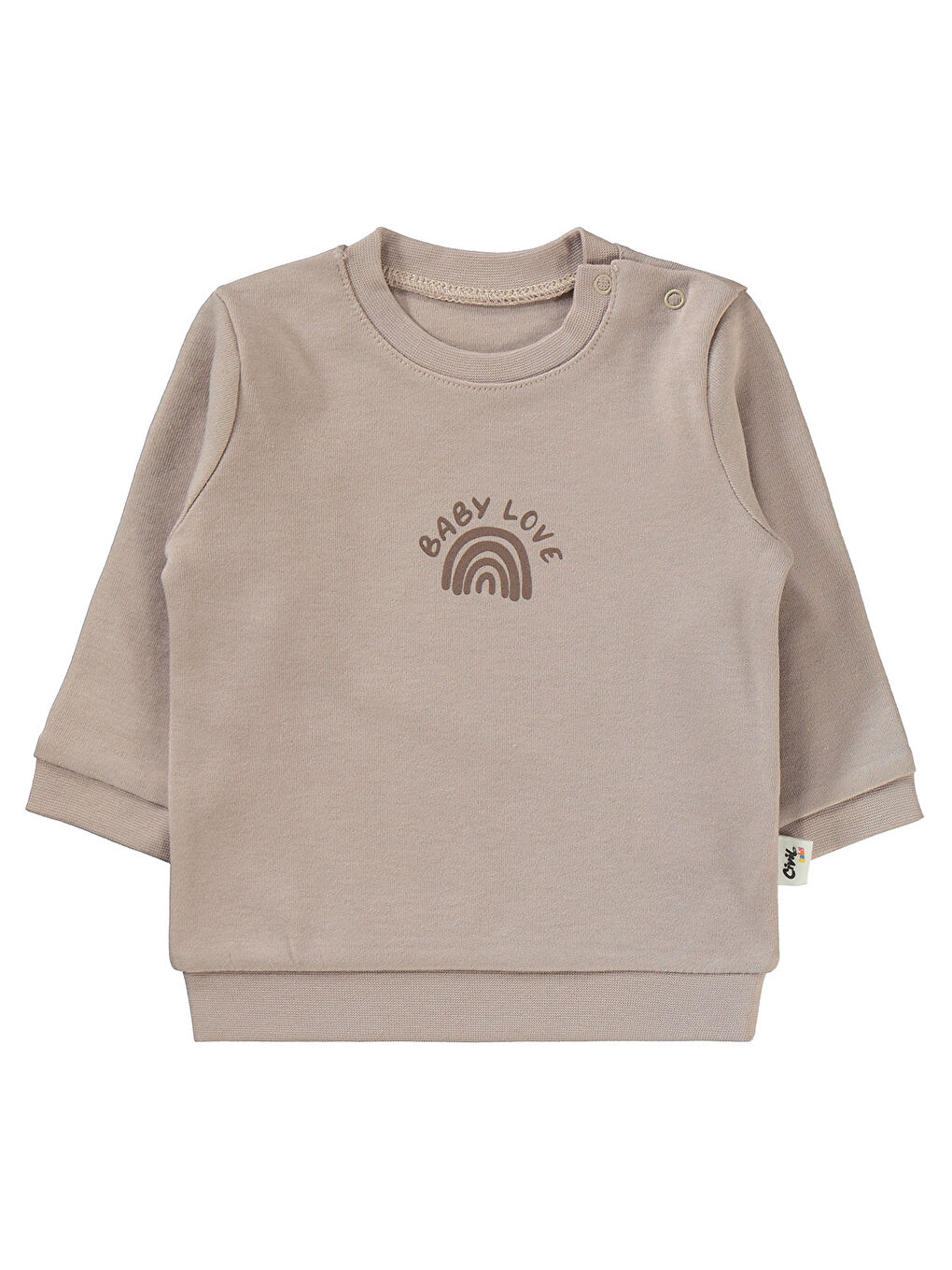 Kahverengi Baby Kız Bebek Takım 6-18 Ay Sütlü Kahve-2