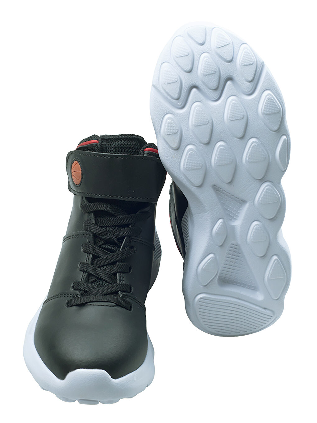 Siyah Rio Günlük Spor Kız/Erkek Çocuk Basketbol Ayakkabısı-4