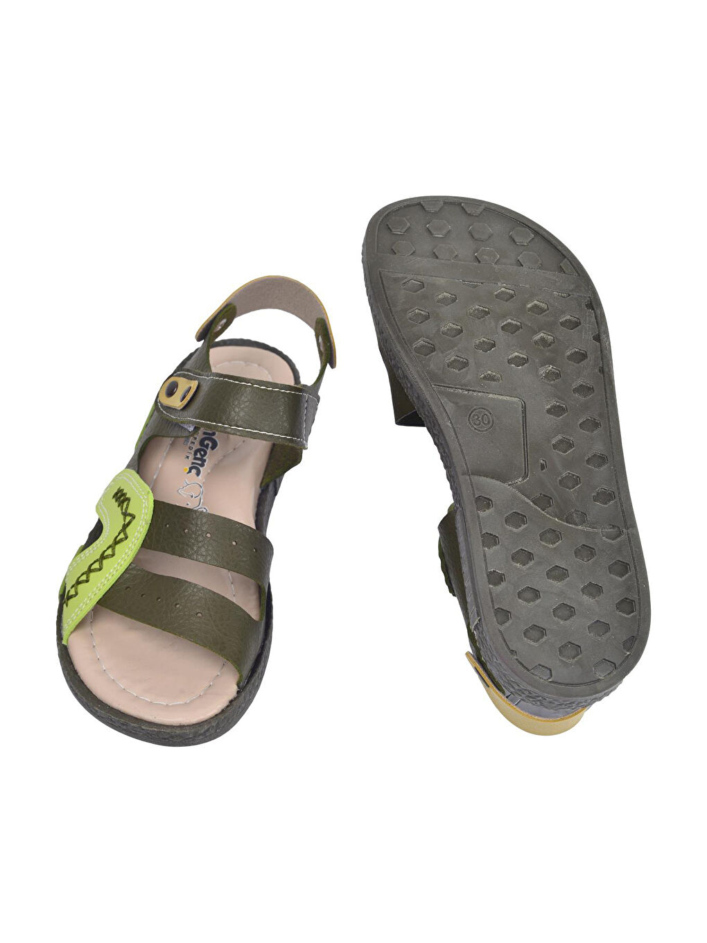 Haki Erkek Çocuk Sandalet Şb 2498-07-4