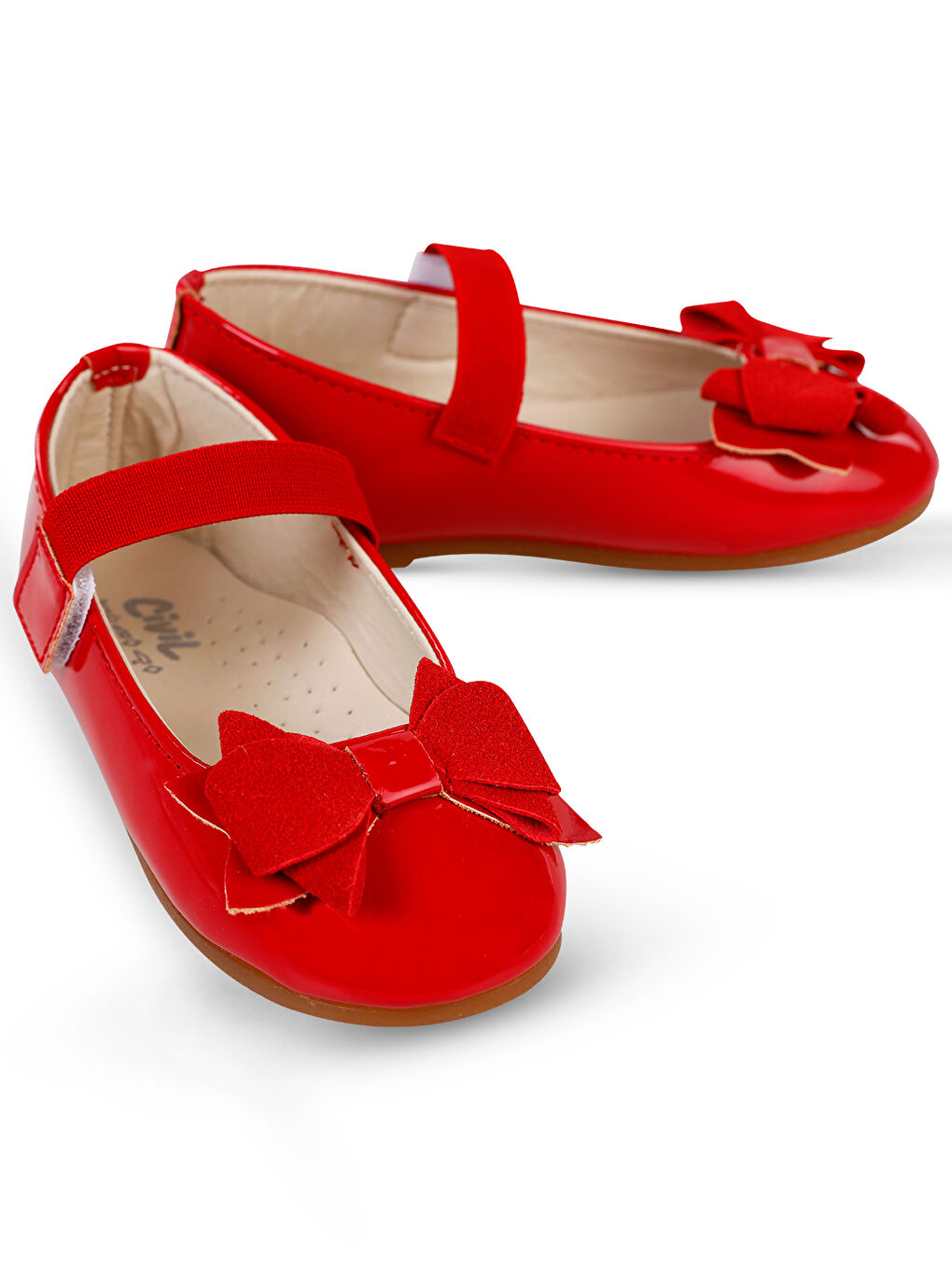 Girls Kız Çocuk Babet 26-30 Numara Kırmızı-2