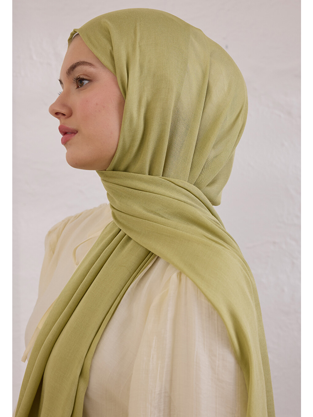 Yeşil Soft Viskon Şal Adaçayı-3