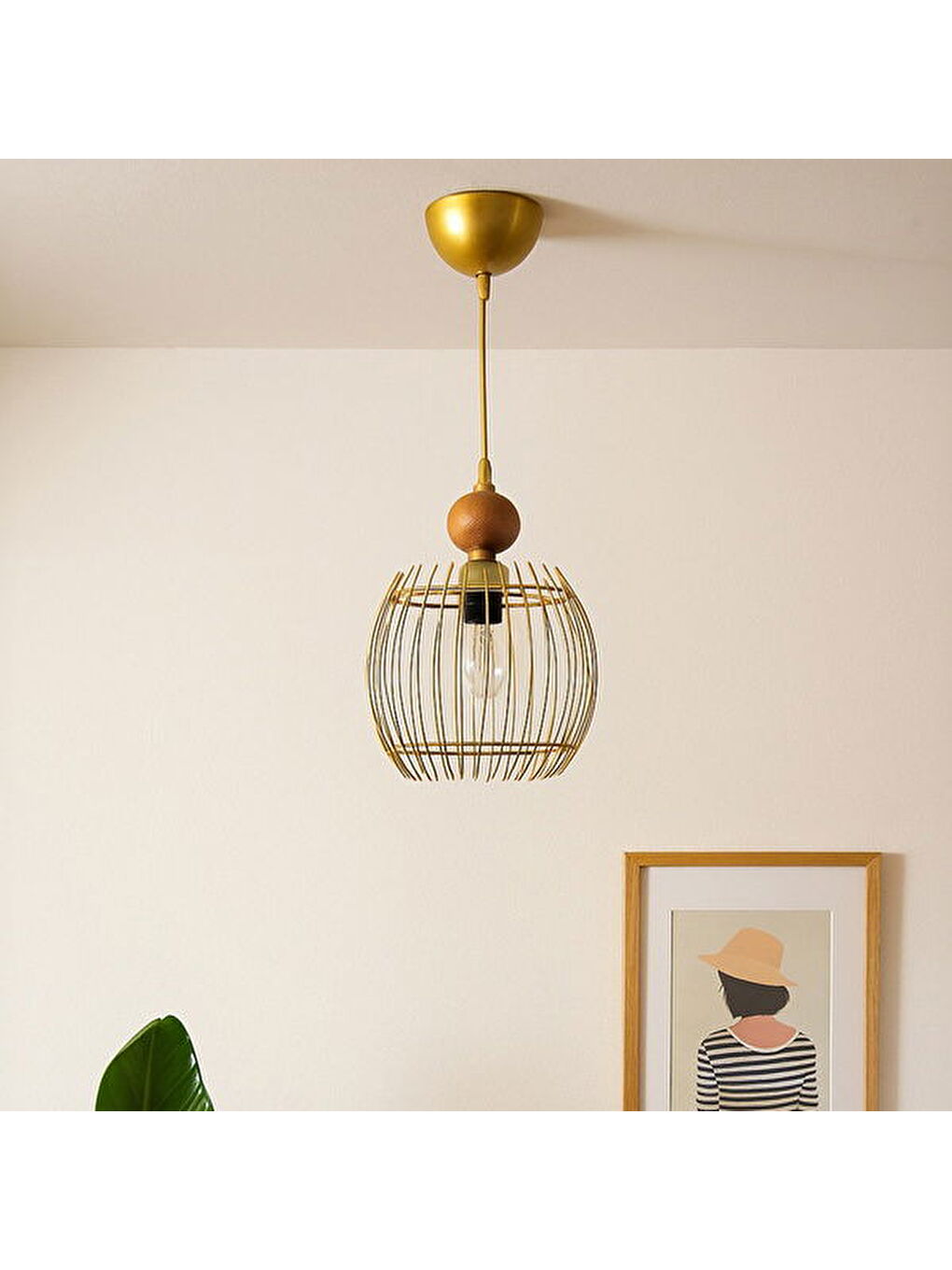 Karışık Fiorenze Metal Sarkıt - Eskitme - 80 cm