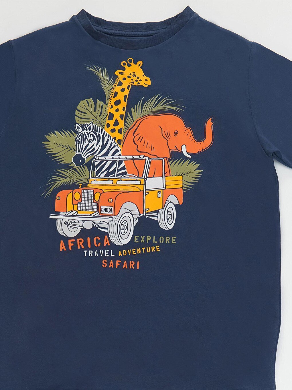 Karışık Safari Erkek Çocuk T-shirt Gabardin Şort Takım-4