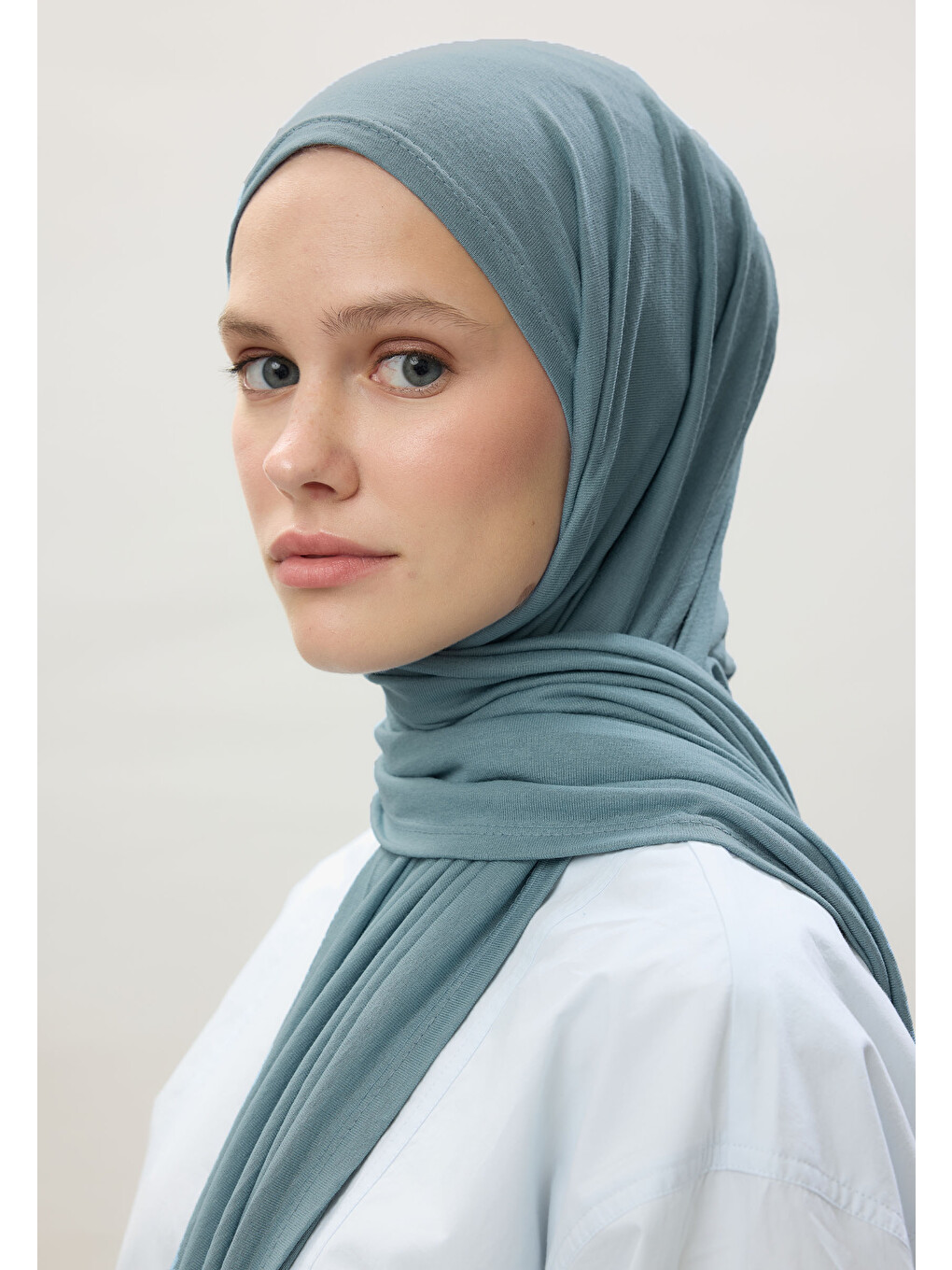 Penye Şal Açık Mavi-3