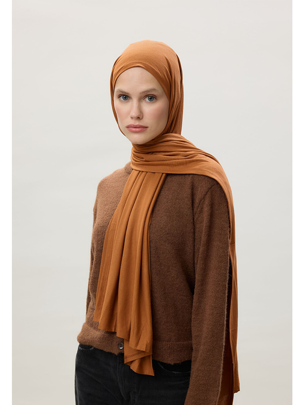 Bej Penye Şal Bronz