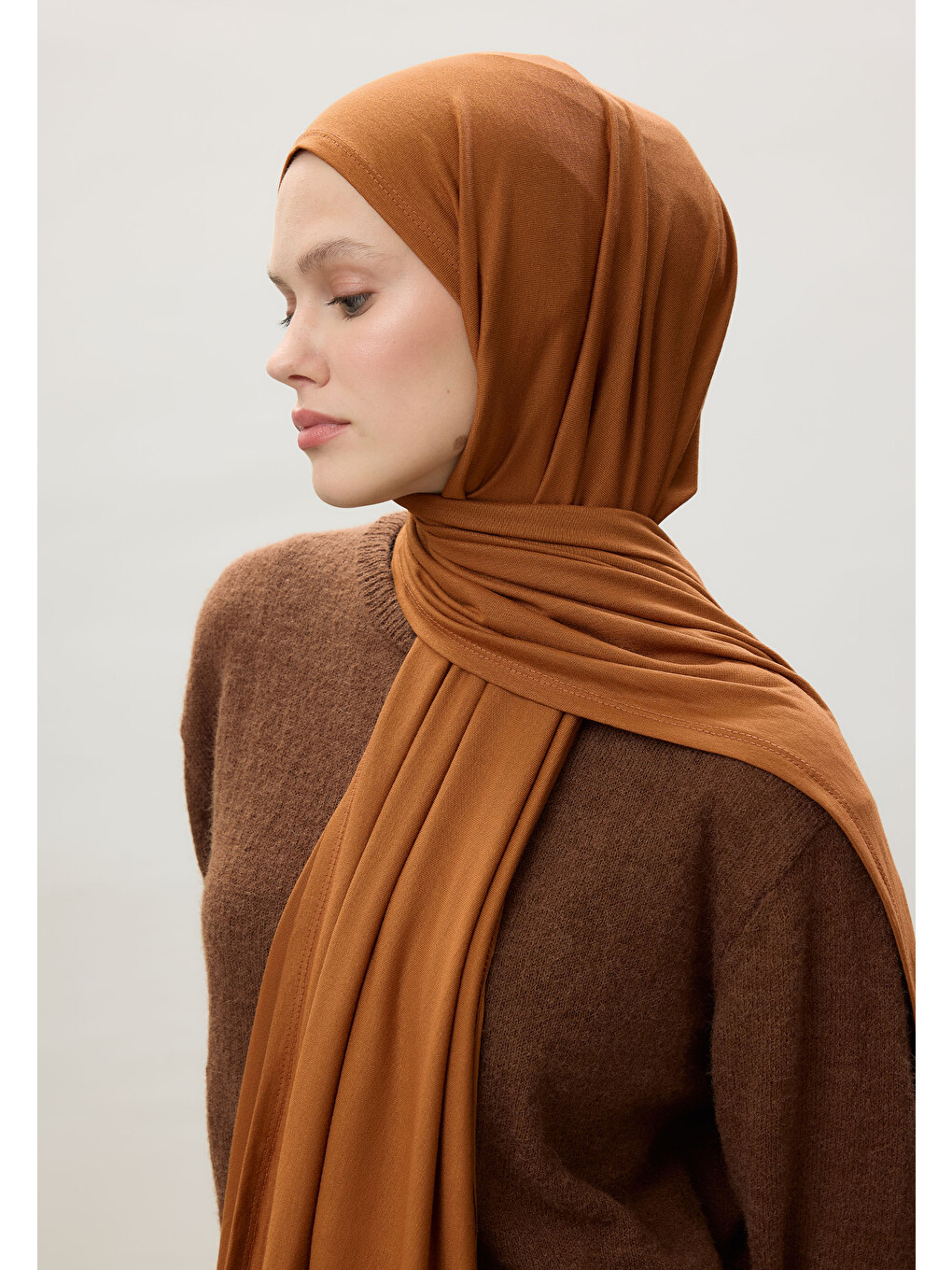 Bej Penye Şal Bronz-2