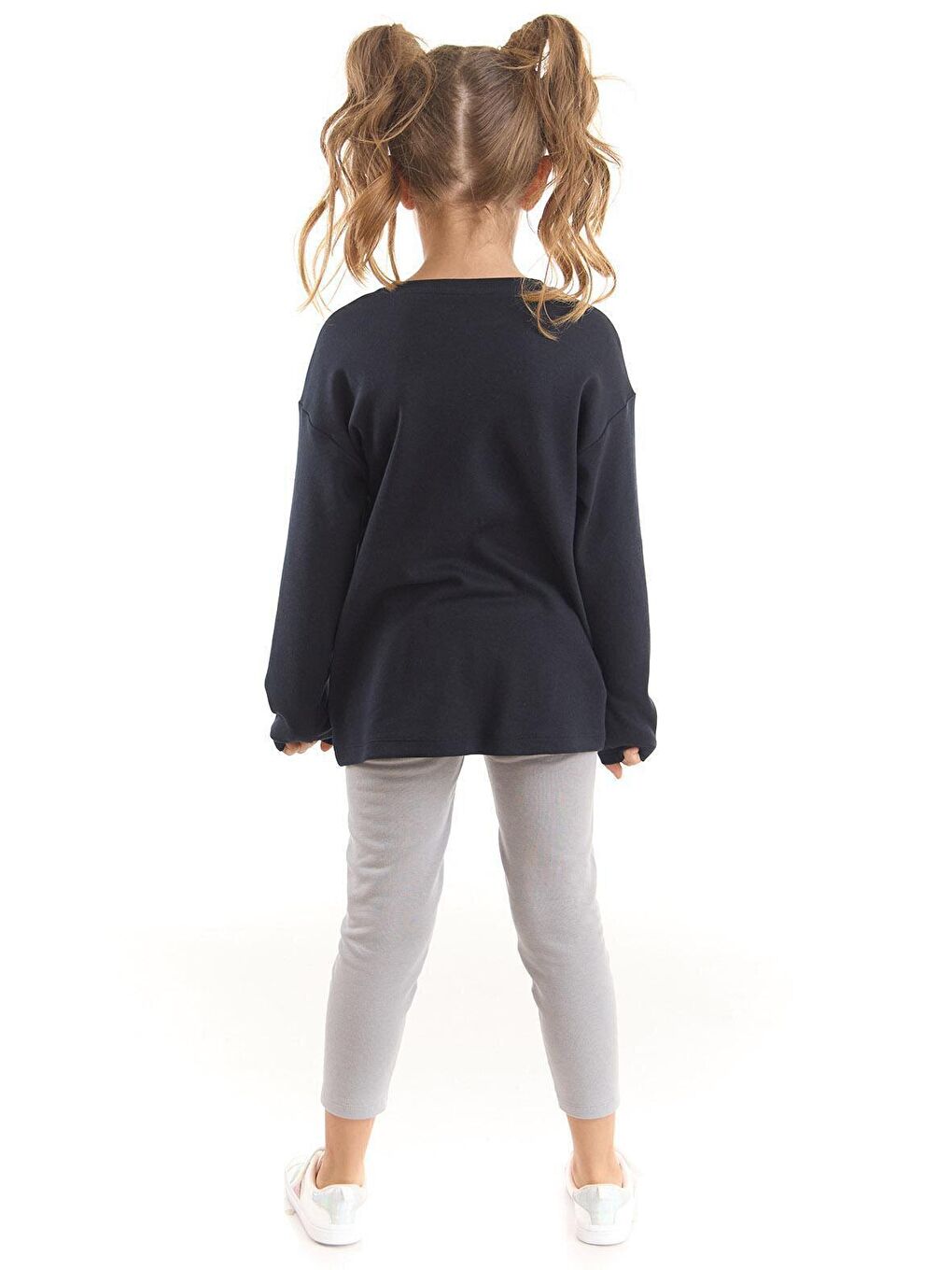 Karışık Renkli Şeker Kız Çocuk Tişört Tayt Takım-1