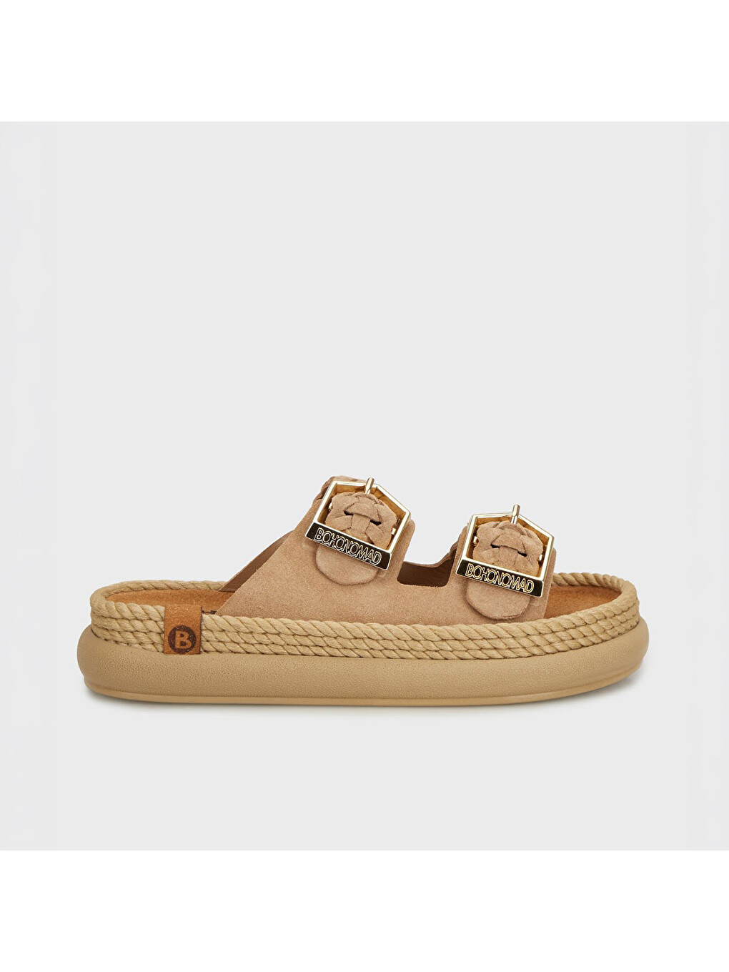 Kahverengi Sydor12-00044 Sydney Örgü Kadın Terlik Camel