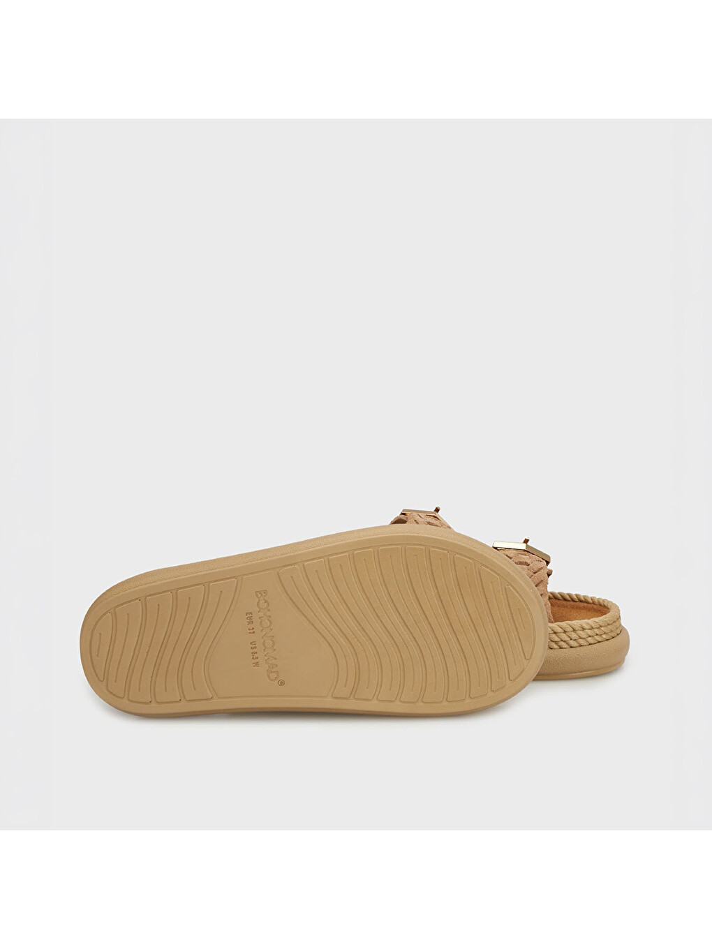 Kahverengi Sydor12-00044 Sydney Örgü Kadın Terlik Camel-3