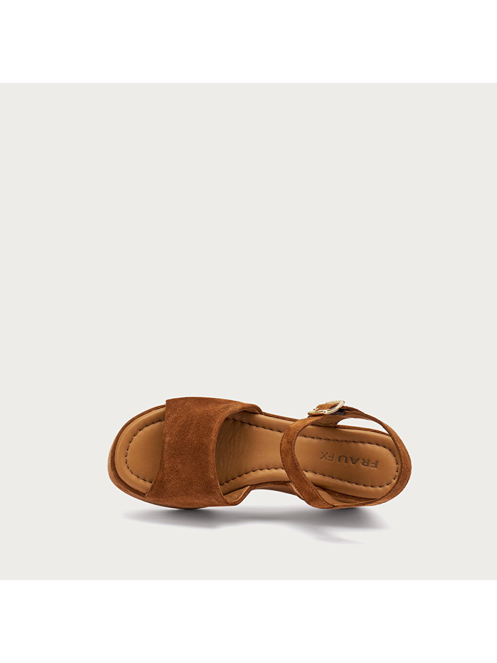 Bej Kadın Sandalet 04b6 Suede Wedge Sandals-3