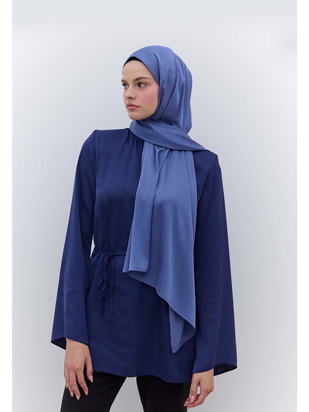 İpeksi Elegance Şal İndigo-1