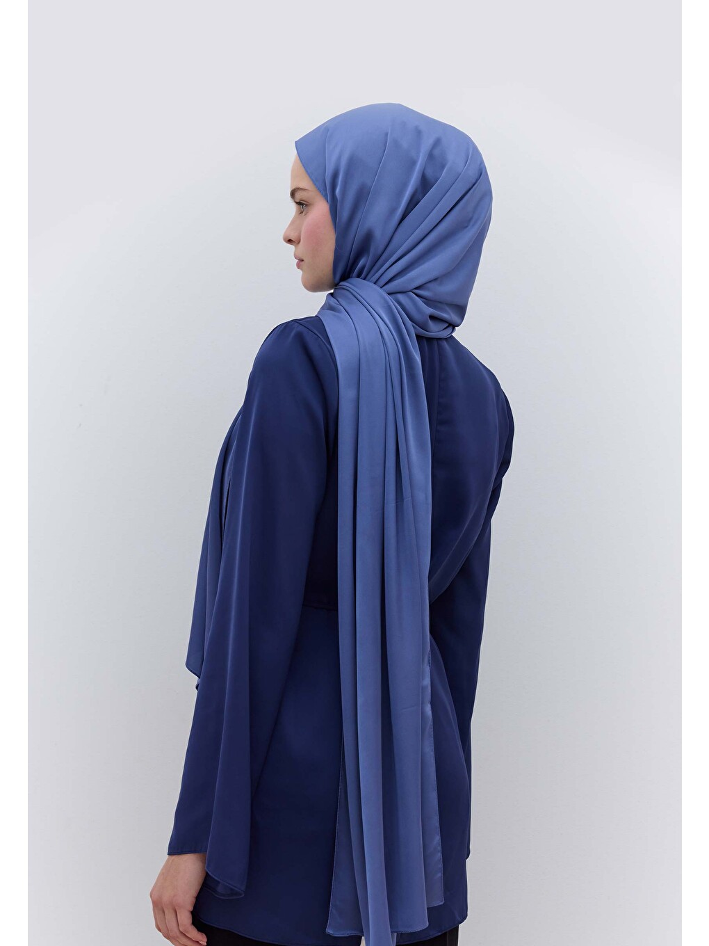 İpeksi Elegance Şal İndigo-3