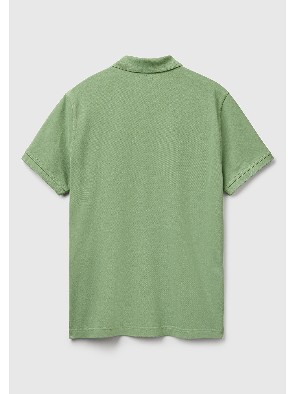 Erkek Açık Yeşill Regular Fit Kısa Kollu Polo Tişört-3